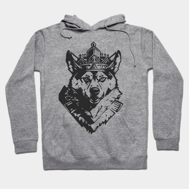 King Husky (Transparent) Hoodie by isolation_2